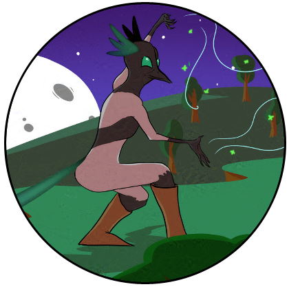 Noblima in magpie form, by me