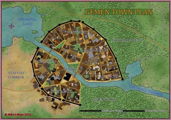 Gemen Town Plan
